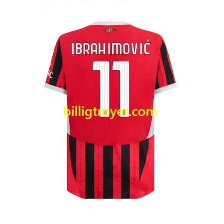 Billige Fotballdrakter AC Milan ibrahimovic 11 Hjemmedraktsett 2024/25 Kortermet